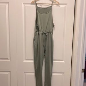 Olive Comfy Jumpsuit